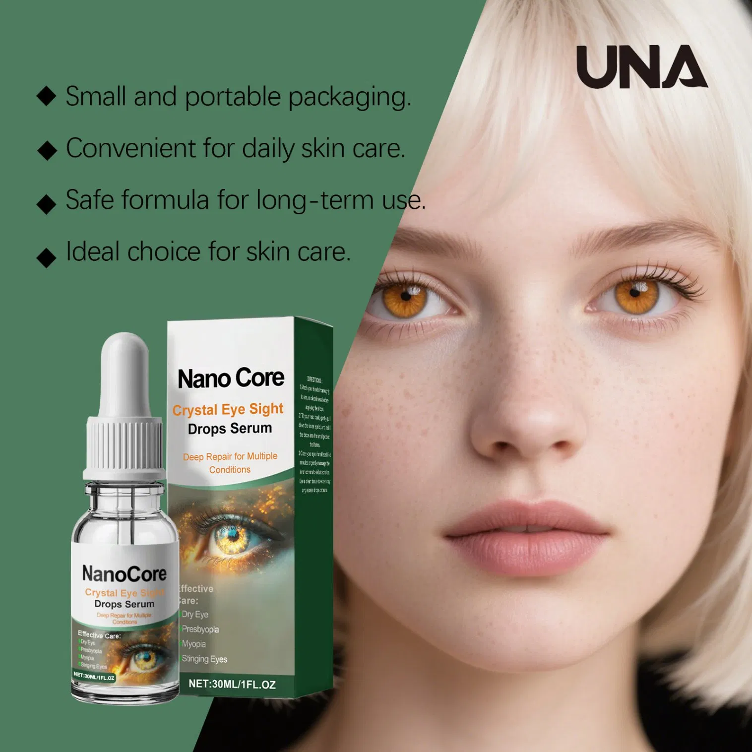 Eye Serum - Gently Cares for Eyes, Moisturizing and Hydrating, Comfortable Daily Care Serum