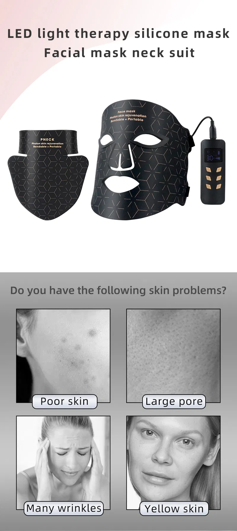 LED Neck Mask Therapy