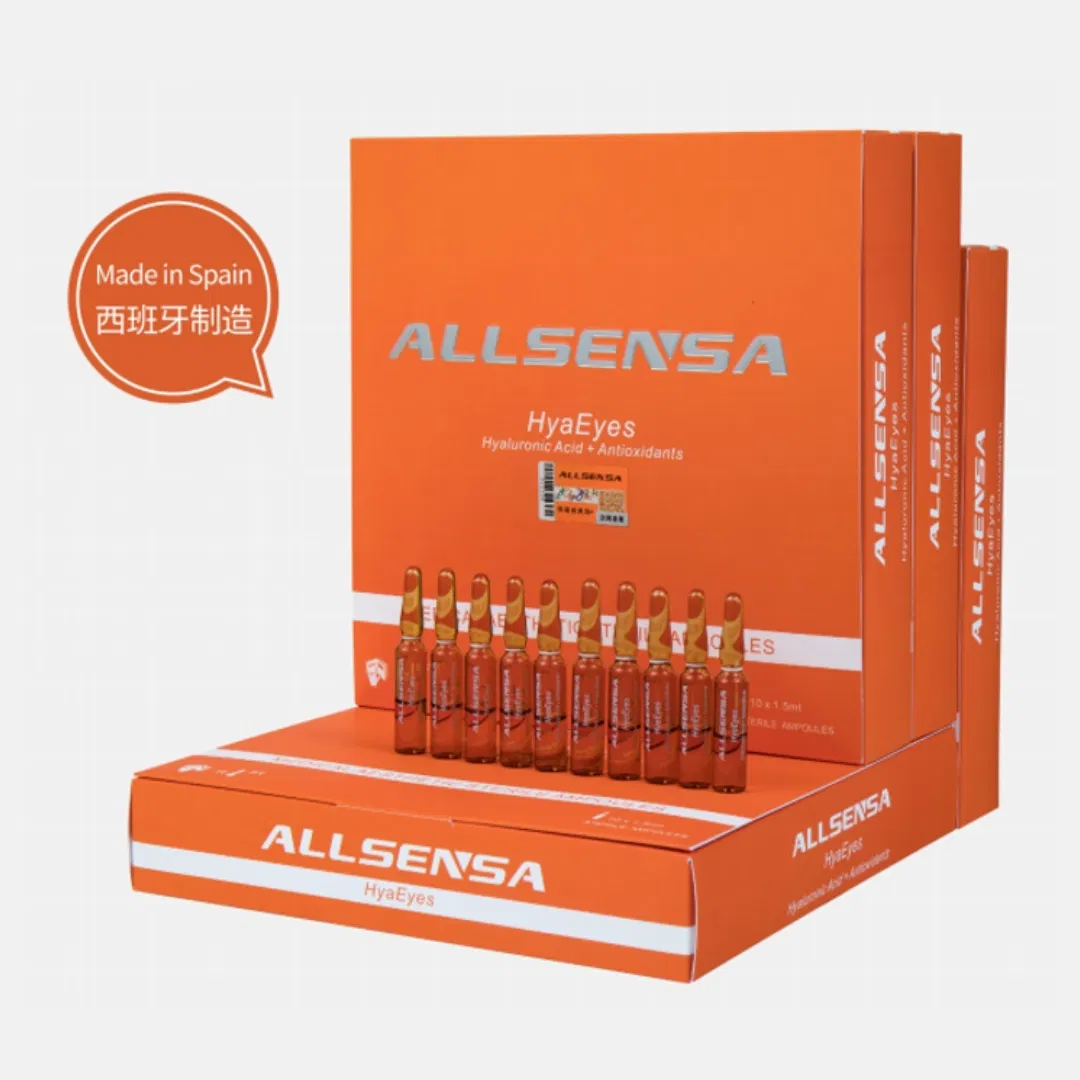 Gene Peptide Allsensa Hyaeyes Hyaluronic Acid + Antioxidant 10*1.5ml Dark Circles, Eye Bags, Eye Wrinkles Removal Care