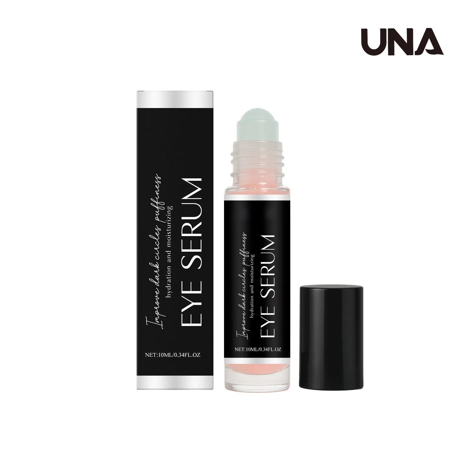 Brightening Eye Serum Roll-on - Cares for, Moisturizes and Refines Skin, Daily Eye Massage Care Roll-on