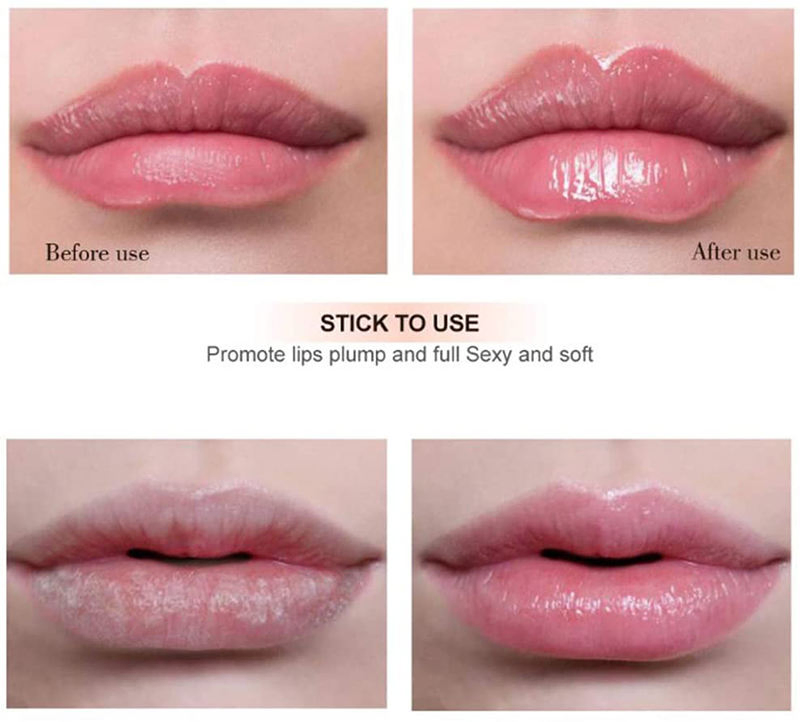 Vegan Lip Plumping Oil Moisturizing Lip Gloss Plumper Enhancer Maximizer
