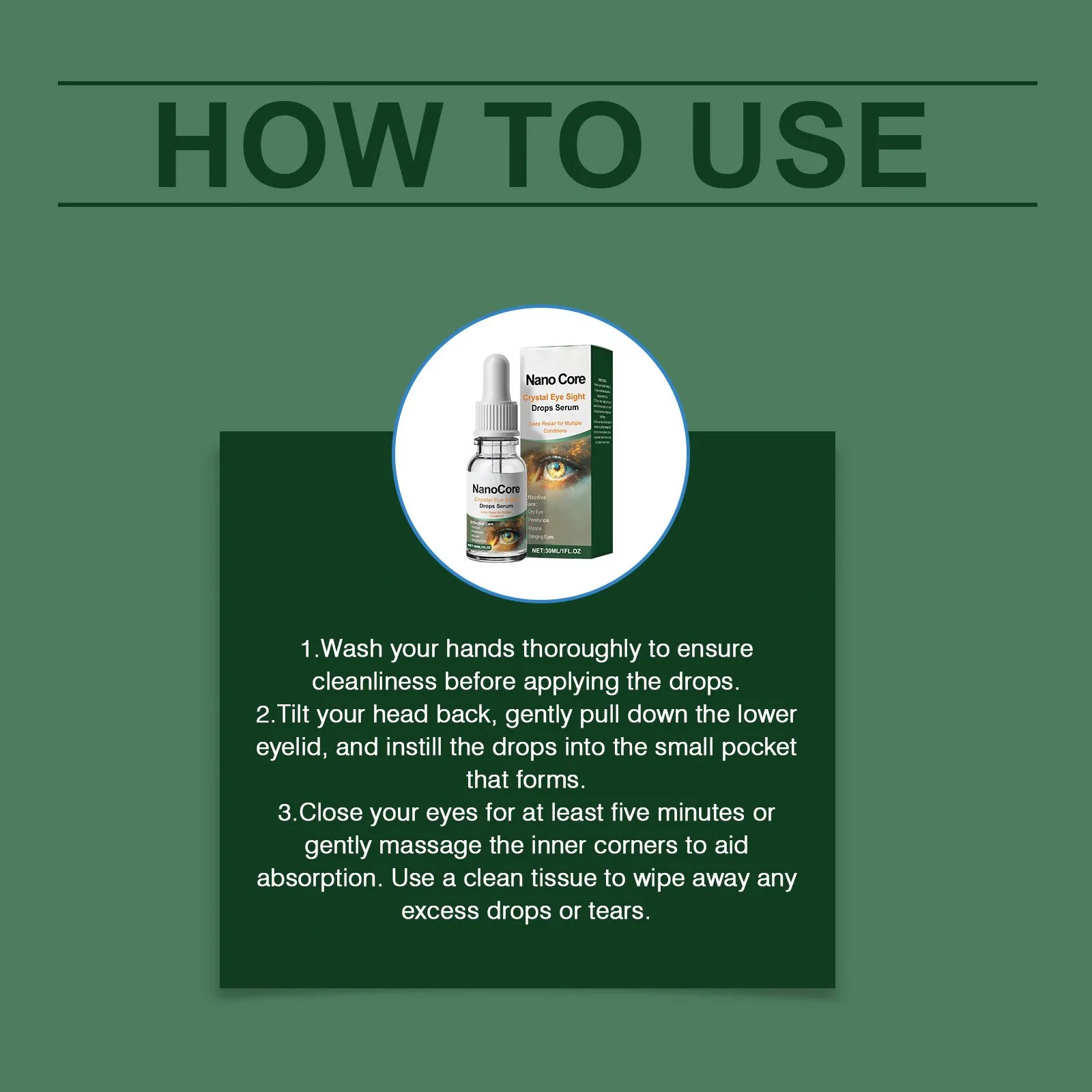 Eye Serum - Gently Cares for Eyes, Moisturizing and Hydrating, Comfortable Daily Care Serum