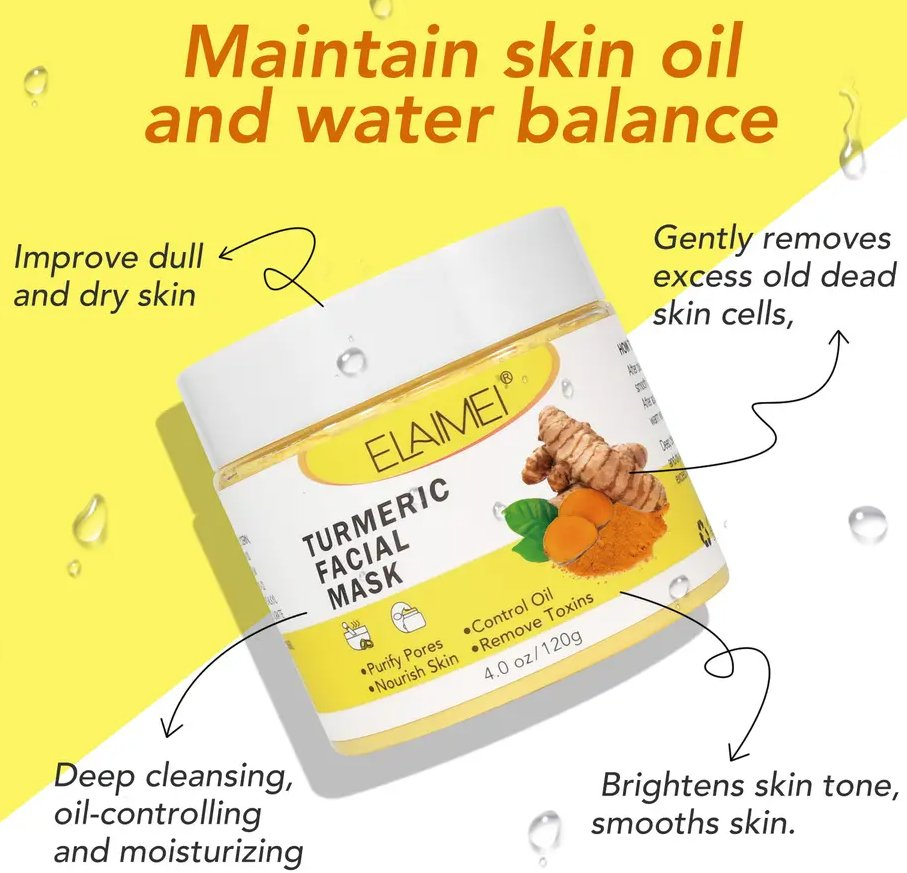 Online Wholesale in Stock Natural Skin Care Pink Rose and Turmeric Mud Beauty Organic Mud Facial Mask Moisturizing Deep Cleansing Detoxifying Face Clay Mask