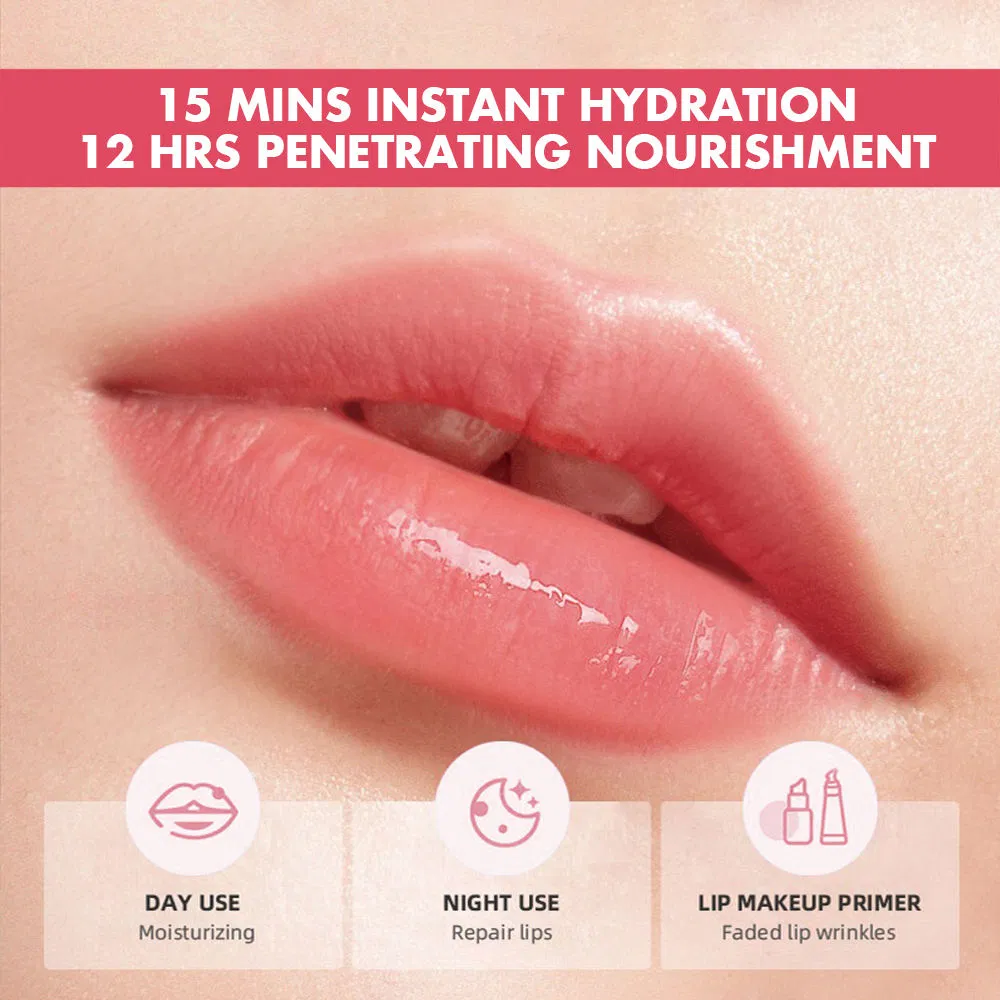 Hydrating Plumping Lip Serum Smooth Reduce Fine Lines Lip Plump Oil