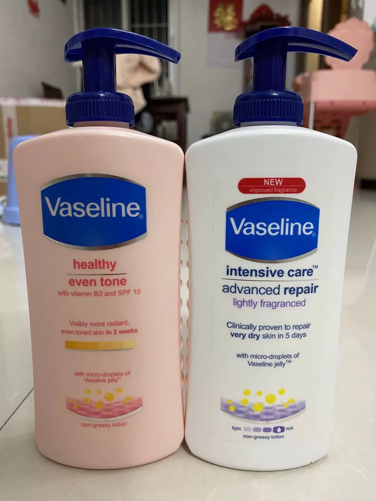 Vaseline Intensive Repair Duo Care+Advanced 500ml for Post-Surgery/Radiation Therapy Skin