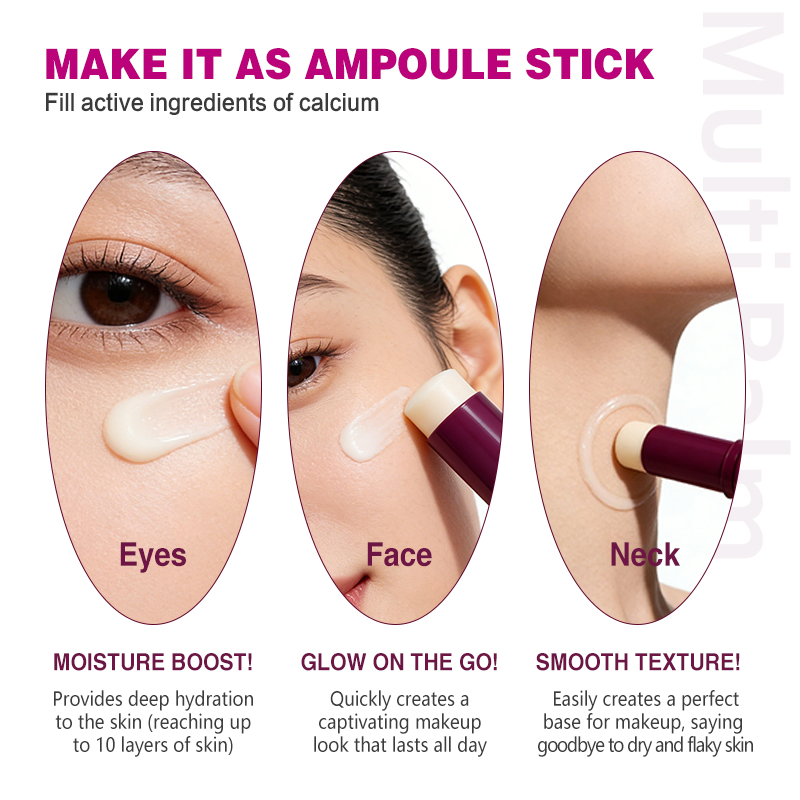 Calcium Anti-Aging Multi Balm Korean Skin Care Collagen Wrinkles Face Eye Balm All in One Calcium Volume Stick G