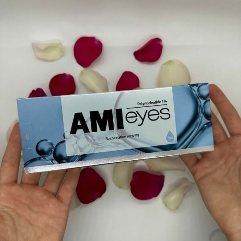 Ami Eye Lumi Eyes 2ml Cross-Linked Pdrn Mesotherapy of The Eve Area Tear Trough Filling Effect Remove Dark Circle Eyes Care