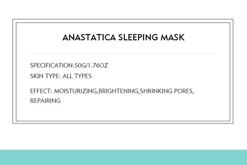 Facial Mask Info