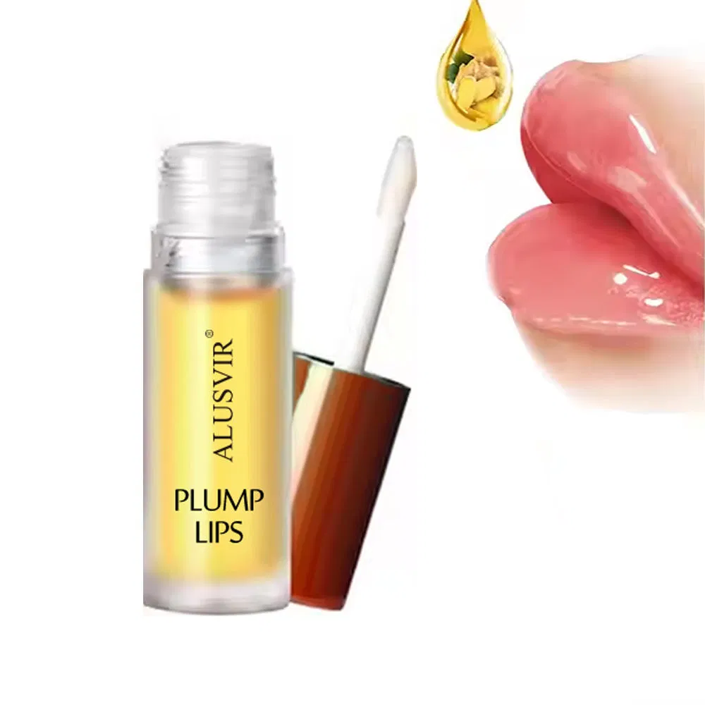 Vegan Lip Plumping Oil Moisturizing Lip Gloss Plumper Enhancer Maximizer