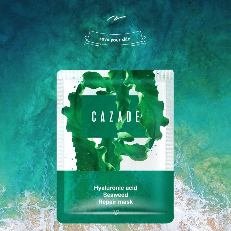 High Quality Deep Hydrating Seaweed Facial Mask Antioxidant &amp; Soothing Hydration for Sensitive Skin Face Sheet Mask