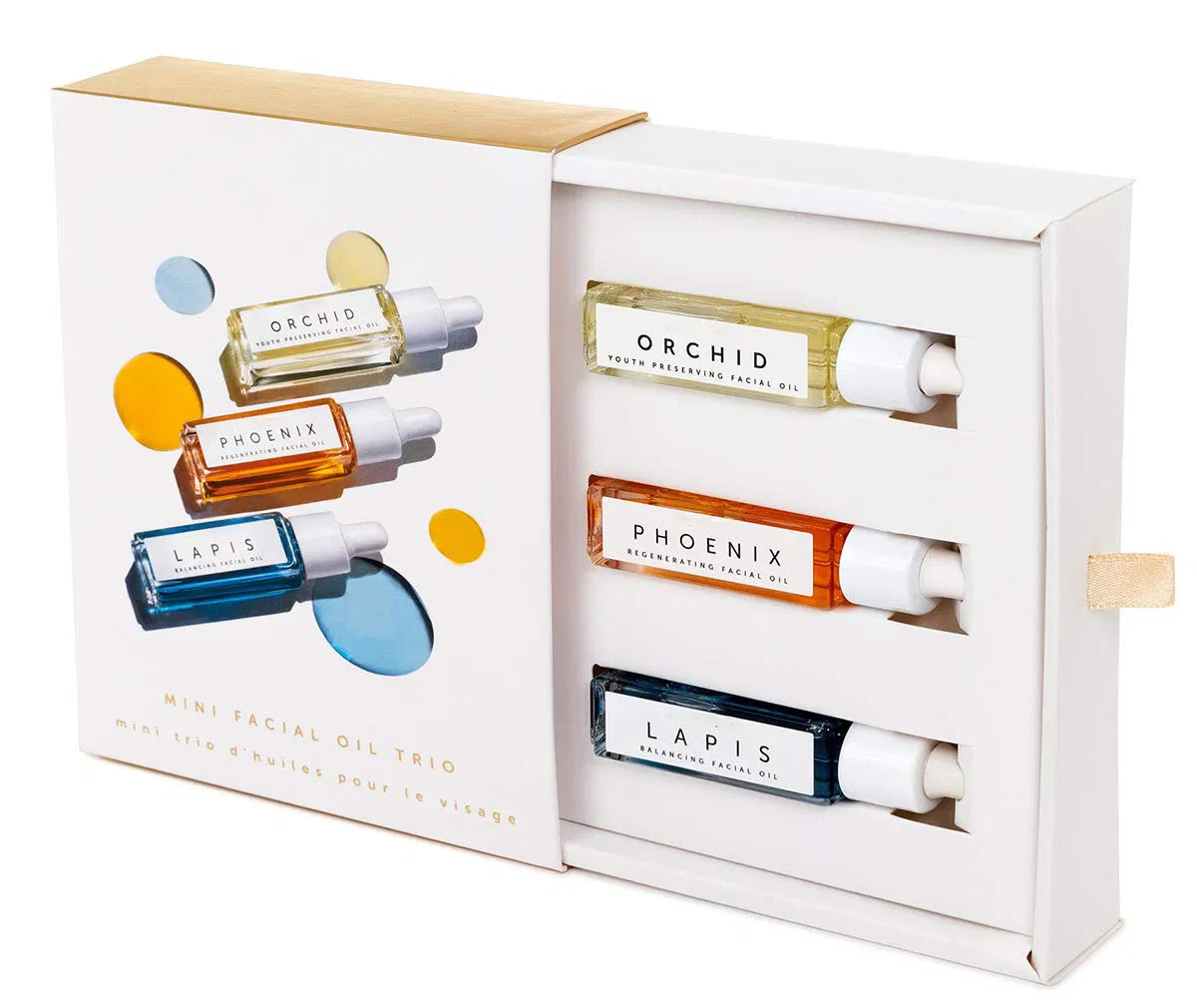 Skin Care Set Whitening Brightening Mini Facial Oil Travel Blue Tansy Oil Skin Care Kit for Gift