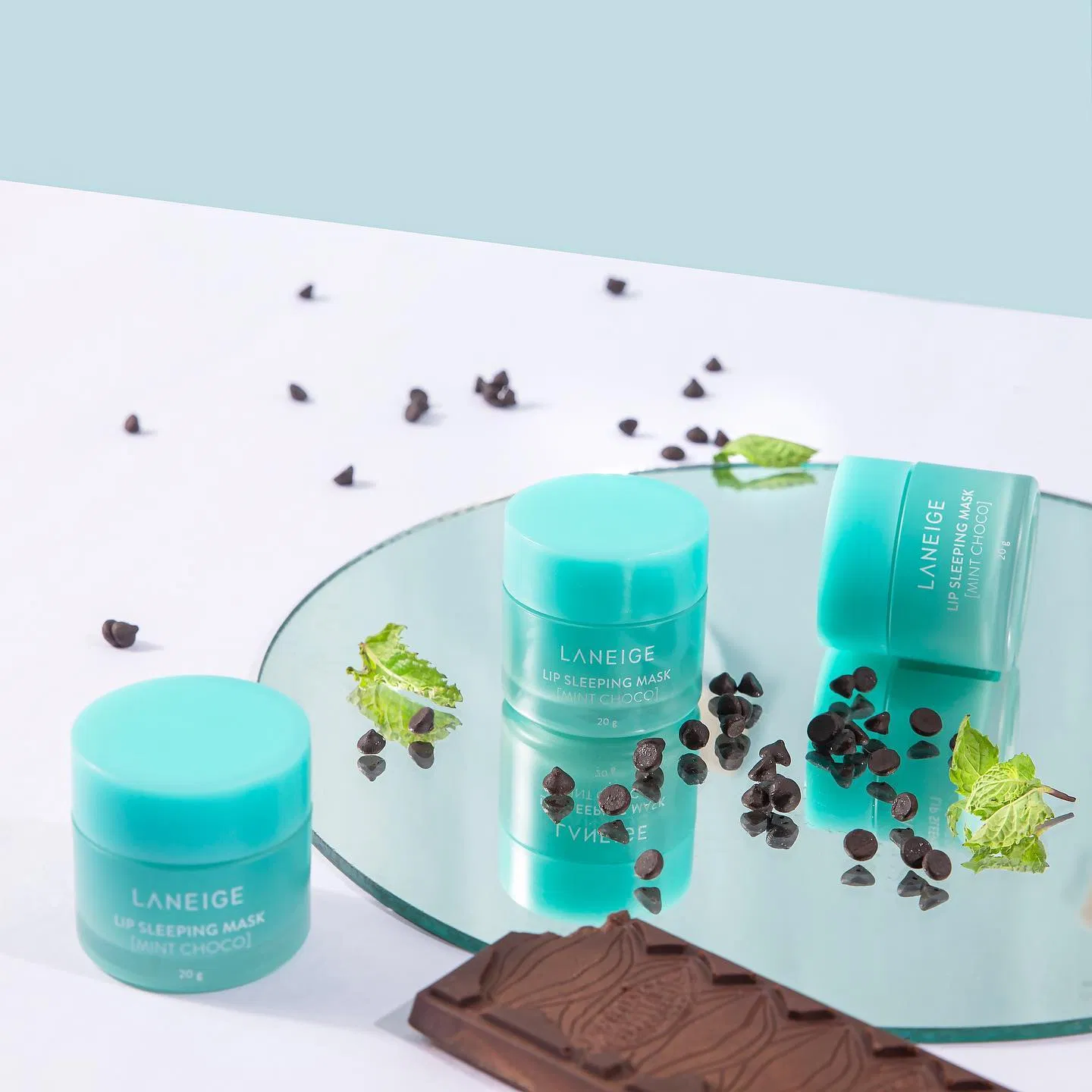 Private Label Moisturizer Hyaluronic Mint Chocolate Dry Lip Treatment Vegan Hydrating Overnight Lip Sleeping Mask