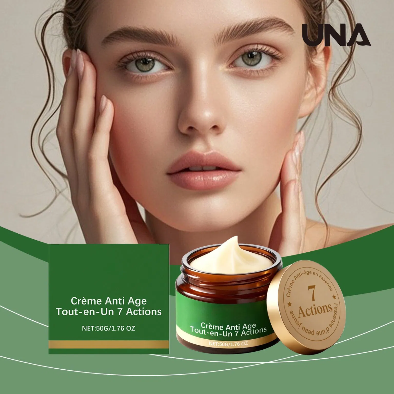 7-Effect Multi-Effect Care Cream - Deep Hydration, Brightens Skin, Locks in Moisture, Cares for Facial Contours