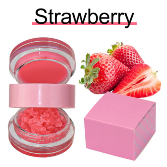 Private Label Beautful 2 in 1 Moustirzing Lip Care Balm Mask Scrub