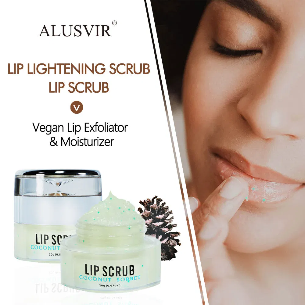 Exfoliating Hydrating Vegan Lip Scrub Organic Sugar Lip Scrub