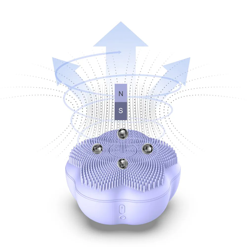 Rechargeable Electric Facial Cleansing Brush Customized Cleaning Face Spin Cleanser Beauty and Personal Care