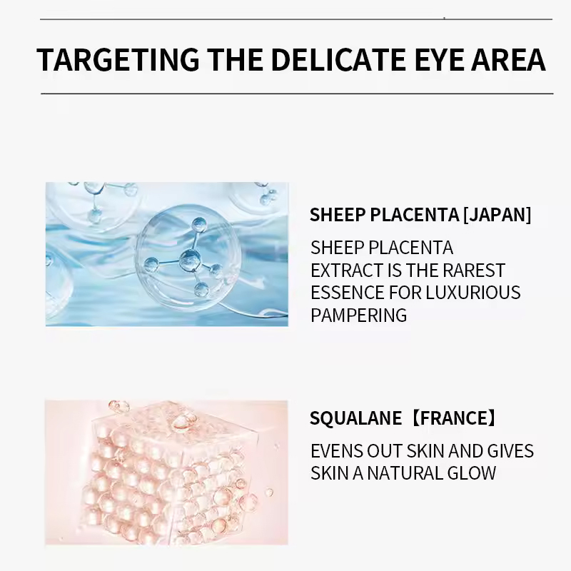 High Quality Custom Instant Brightening Eye Cream Anti-Wrinkle Removal Dark Circle Treatment Wholesale Beauty Personal Care