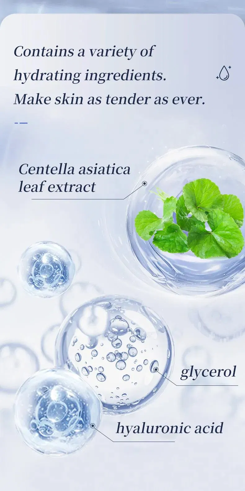 Skin Care Hyaluronic Acid Moisturising Whitening Cosmetic Hydration Facial Mask