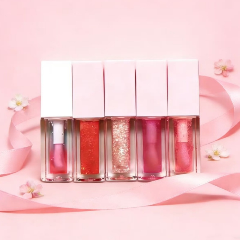 Sparkle Dewy Lip Gloss Oil - High-Shine, Moisturizing Lip Care