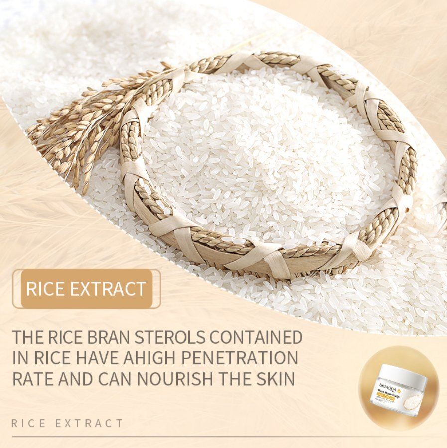 Rice Moisturizing Cream Moisturizing Skincare Cream Gentle Hydrating Skin Brightening Skin Care Moisturizing Rice Raw Pulp Cream