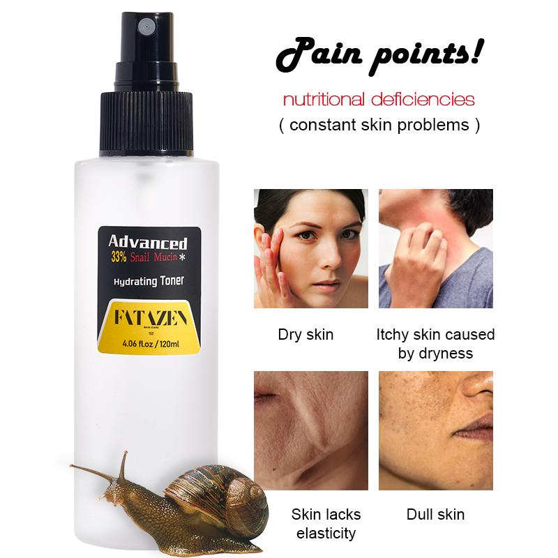 Long Lasting Moisturizing Snail Face Toner Skin Care Products Brightening Facial Toner