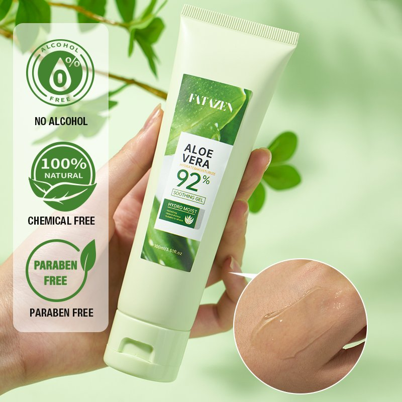 Private Label Facial Care Younger Cleanser for Acne-Prone Skin Repairs Dry Skin Improves Acne Scars Aloe Vera Soothing Gel