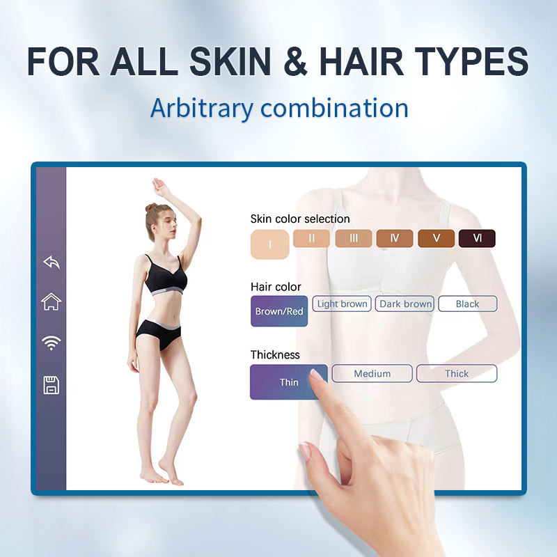 Work All Day Medical Body Ice Painless Laser Machine for Hair Removal