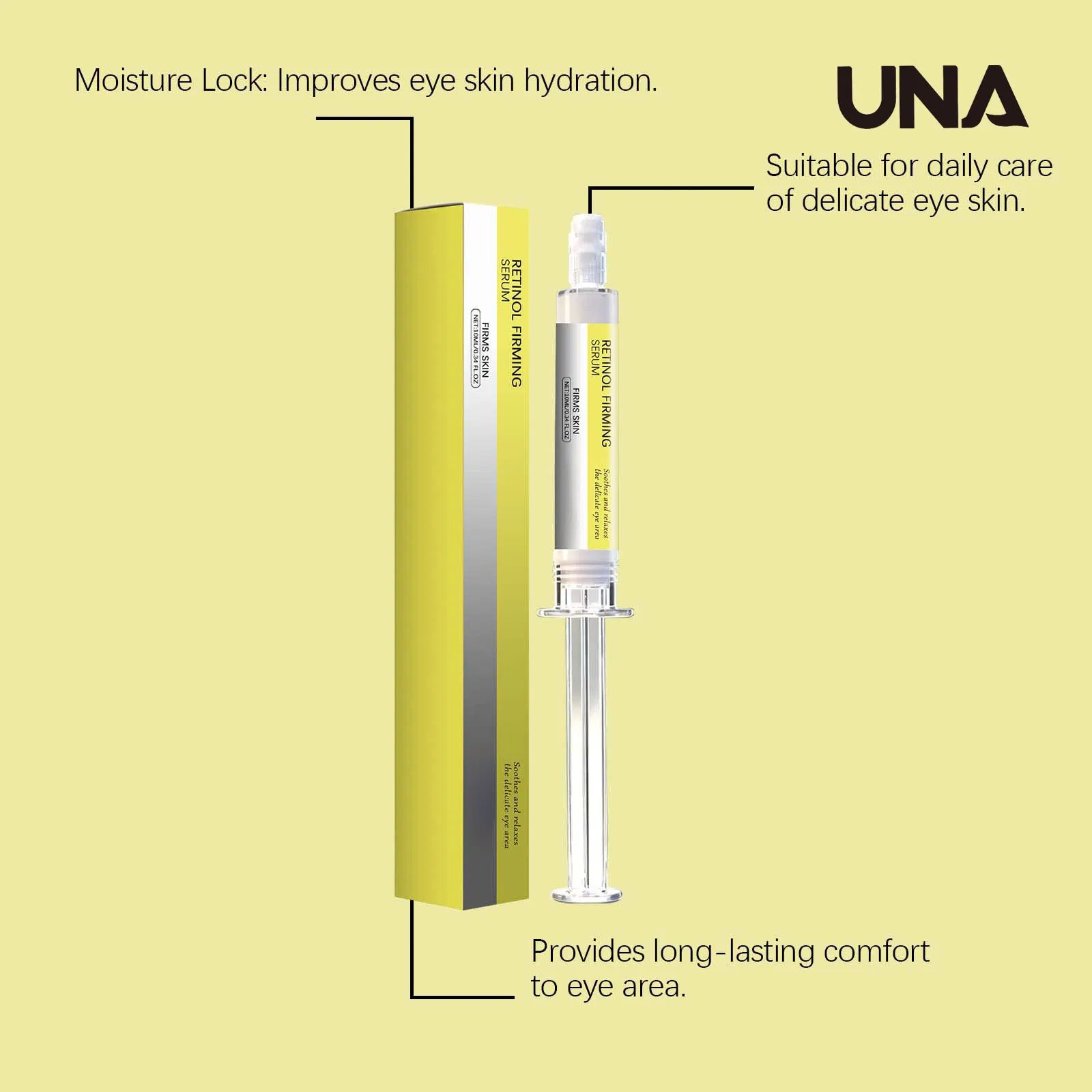 Hydrating Brightening Eye Cream - Gently Nourishes and Refines Eye Skin, Daily Care Eye Cream