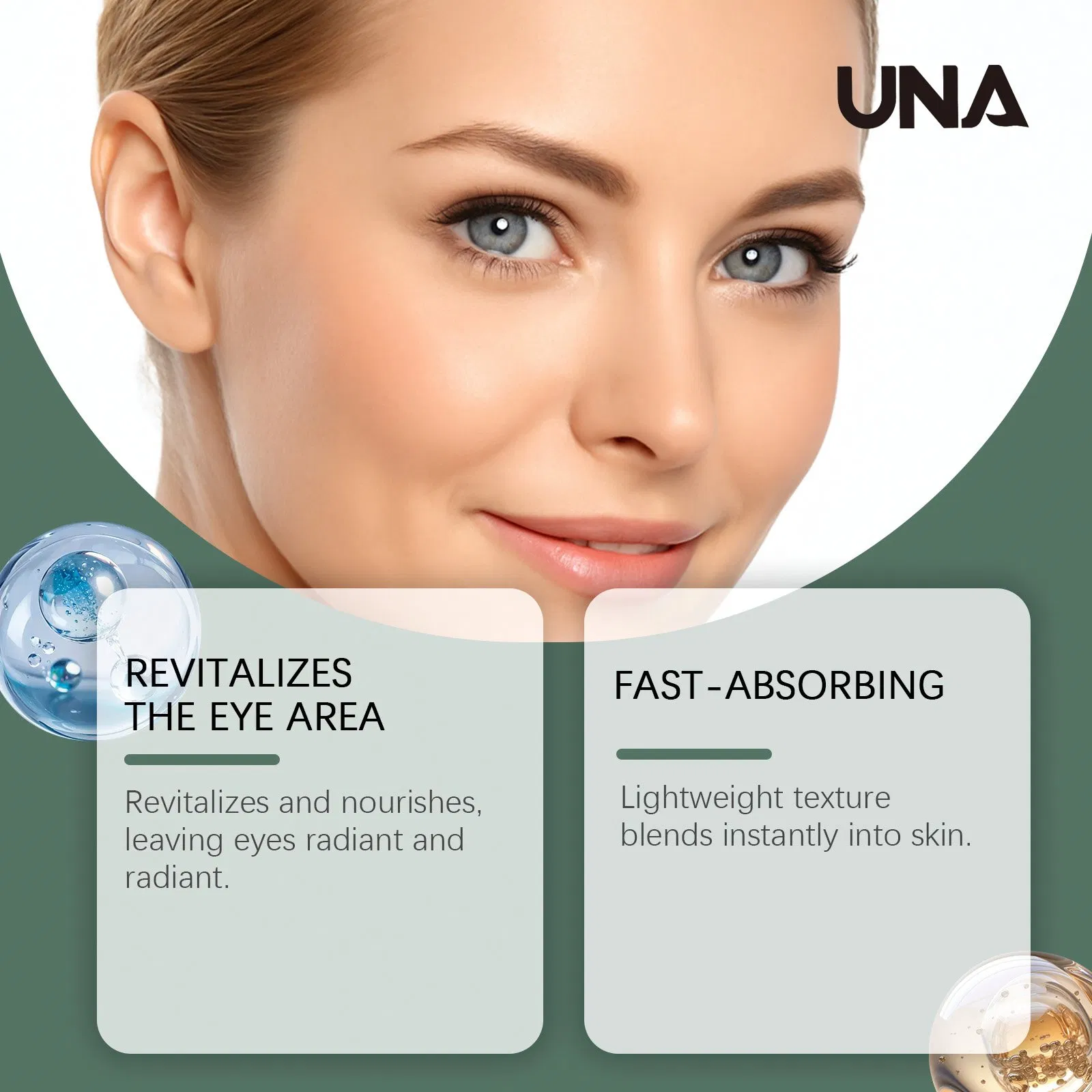 Eye Cream - Hydrating, Refreshing and Nourishing, Gently Moisturizes Eye Area, Lightweight and Plumping Eye Care