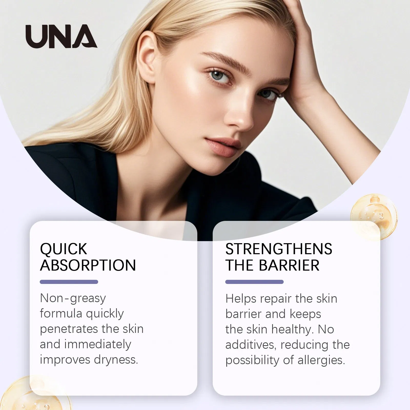 Shea Butter Moisturizing Cream - Gentle Nourishment and Hydration for Facial Skin, Soft, Refreshing Daily Skin Care Cream