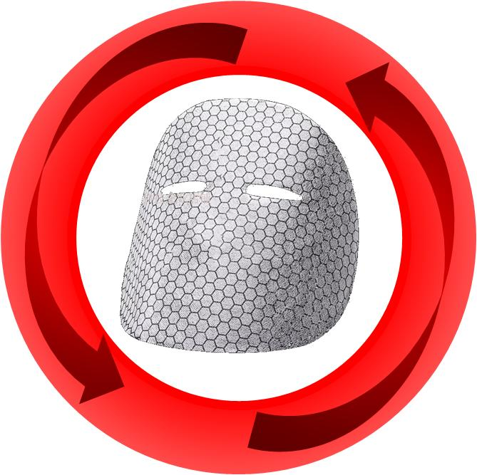 Magnetic Therapy Facial Sheet Mask for Improved Blood Flow and Hydration