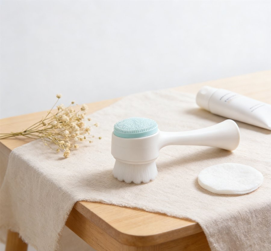 2-in-1 Silicone Facial Brush - Cleansing &amp; Massage Tool, Skin Care &amp; Makeup