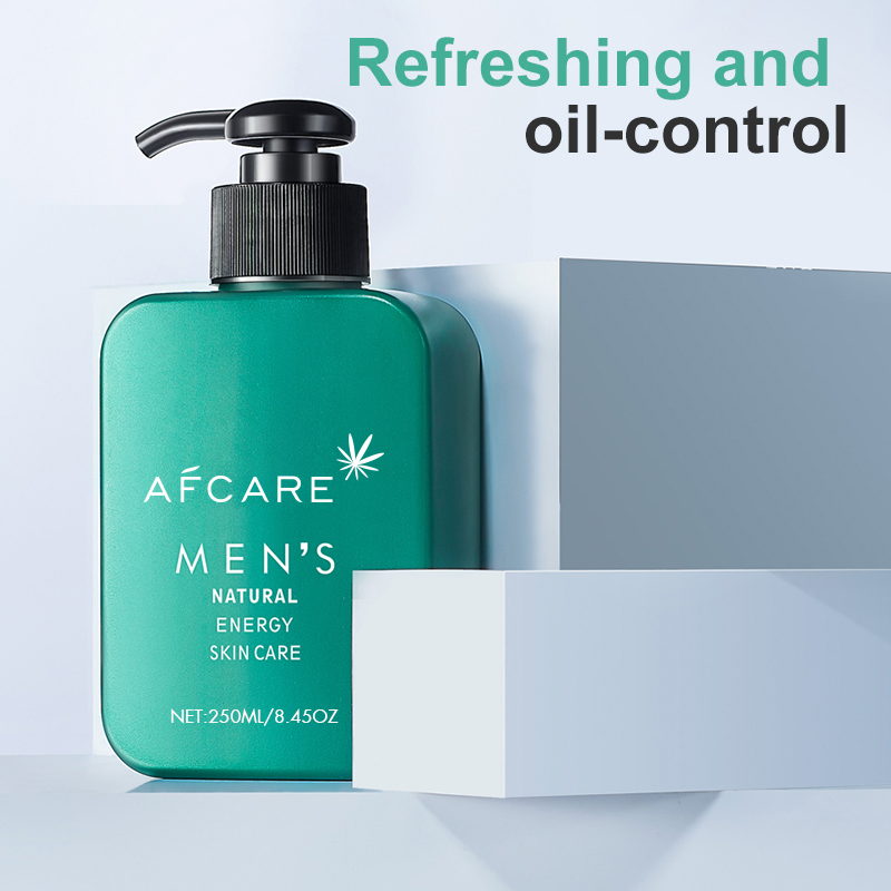 OEM Your Brand Low Price Rich Foaming Oil Control Deep Cleansing Refreshing Bamboo Charcoal Facial Cleanser for Men