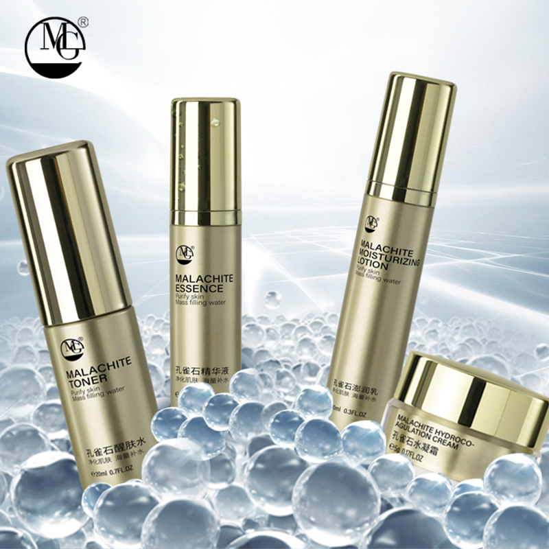 Malachite Infused Hydro-Gel Lotion for Soothing Daily Skin Care