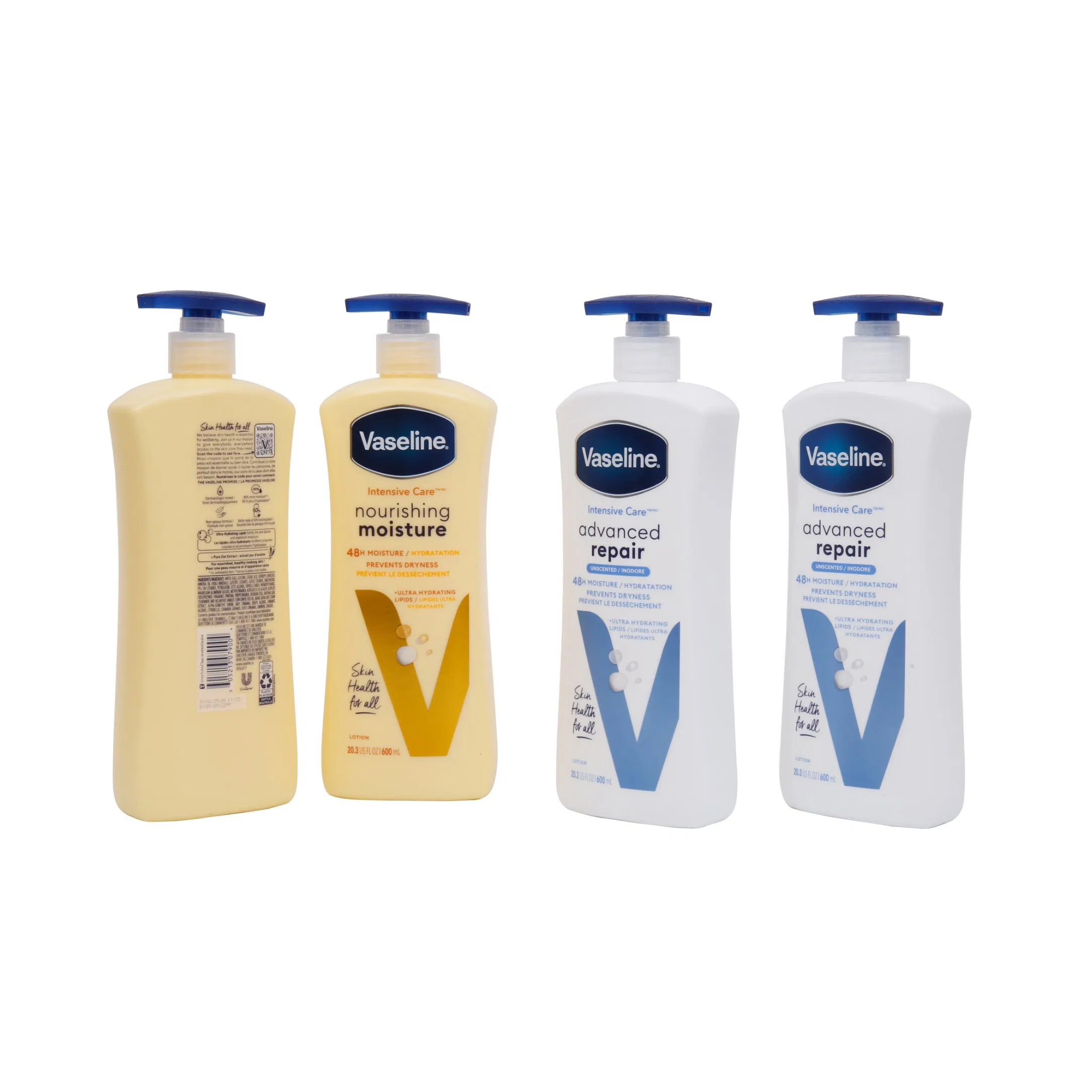 Vaseline 3D-Printed Packaging Advanced Repair Skin Care for Sustainable Mono-Material Bottle 400ml