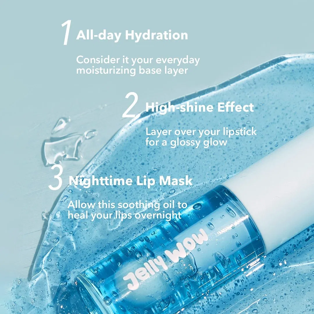 Lip Care Vendor Custom Hydration Blueberry Natural Antioxidant Lip Oil Plumper