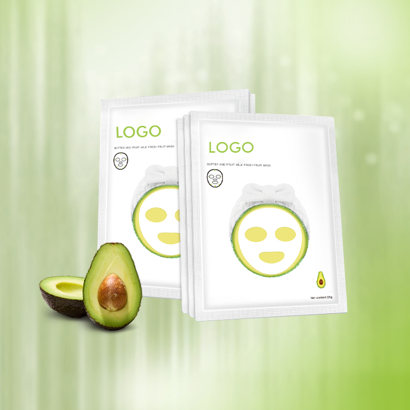 100% Organic Avocado Face Sheet Mask Deep Nourishing Hydration Moisturizing &amp; Antioxidant Facial Mask Smooth Skin Soothes Sensitive Skin Improves Complexion Ski