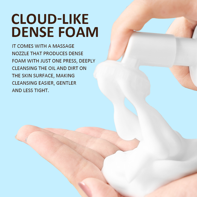 Orange Vitamin C Beauty Skin Care Facial Mousse Cleanser Deep Cleansing Gel Foaming Face Wash