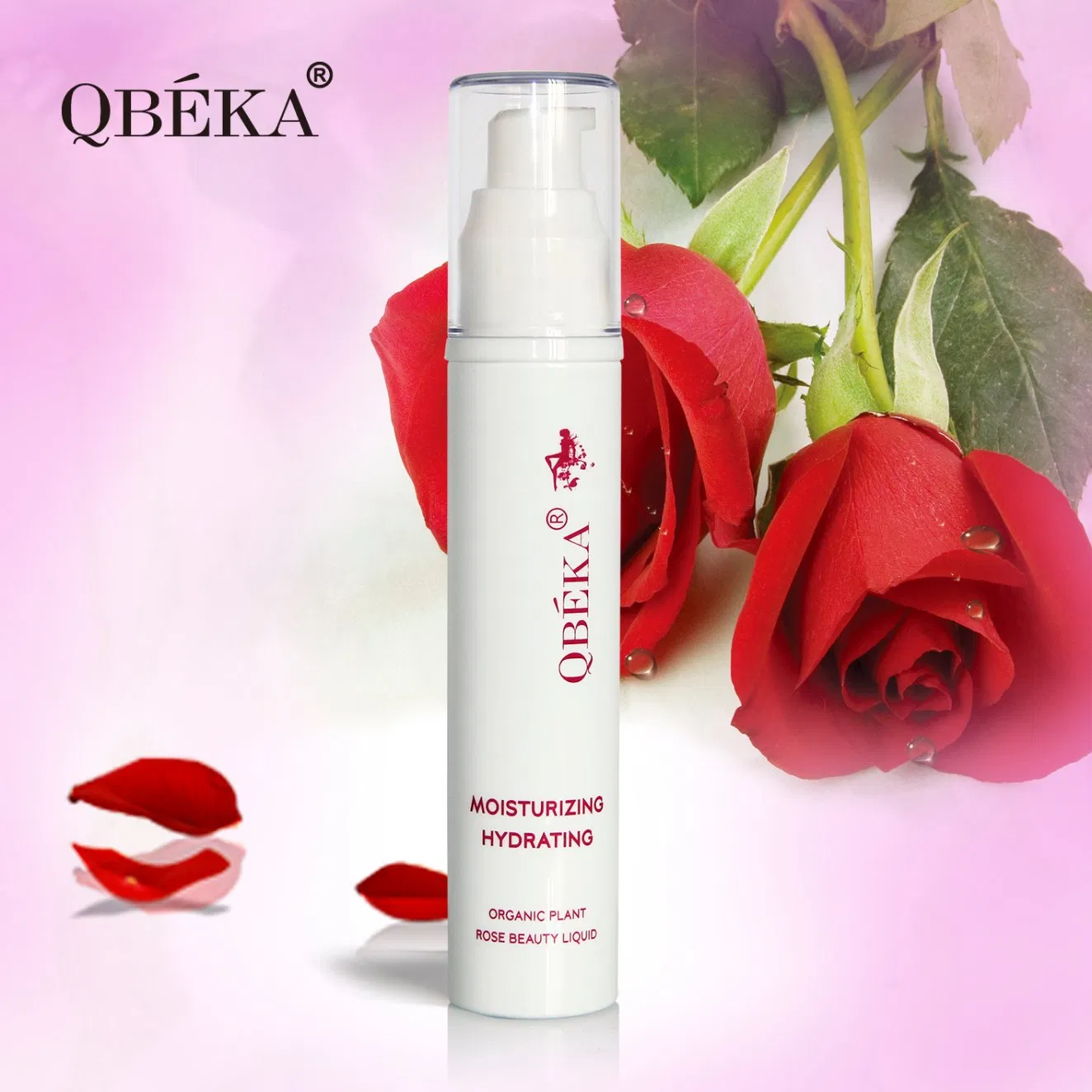 Qbeka Organic Plant Rose Liquid Face Whitening Treatment