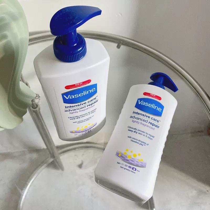 Vaseline Intensive Repair Duo Care+Advanced 500ml for Post-Surgery/Radiation Therapy Skin