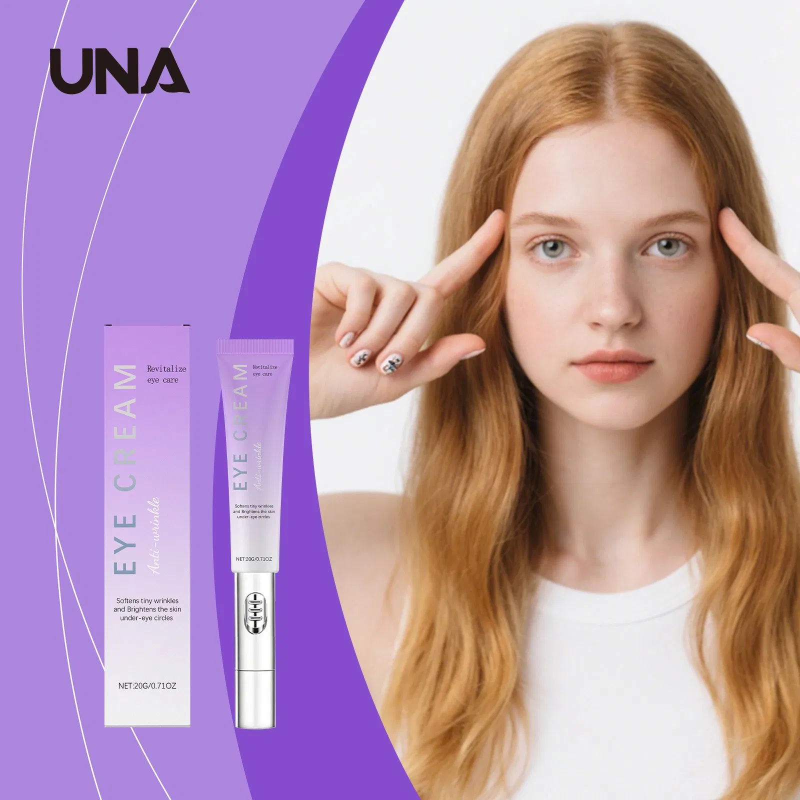 Eye Cream - Gently Cares for and Nourishes Skin, Hydrates and Smoothes Eye Area, Daily Moisturizing Eye Care Cream