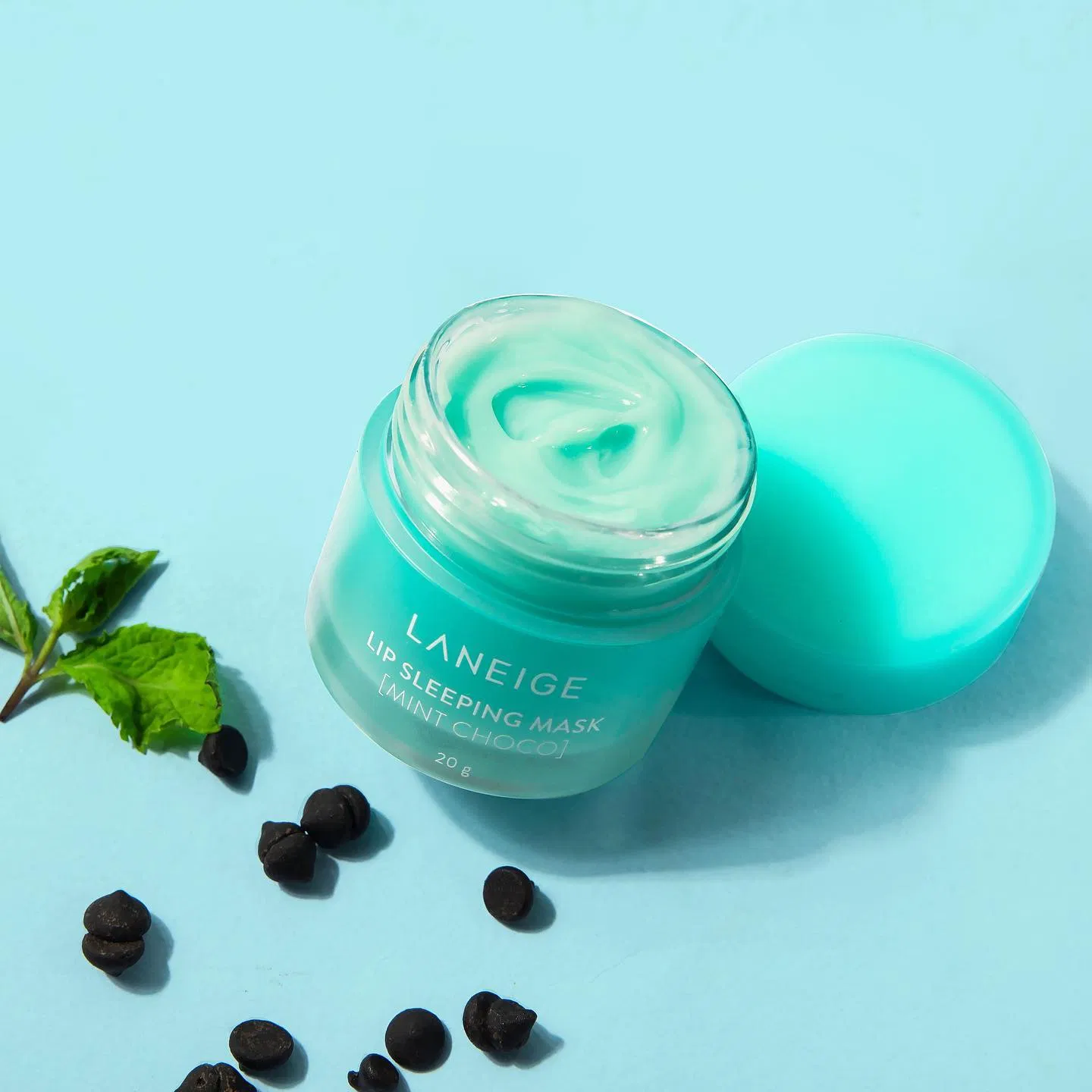 Private Label Moisturizer Hyaluronic Mint Chocolate Dry Lip Treatment Vegan Hydrating Overnight Lip Sleeping Mask