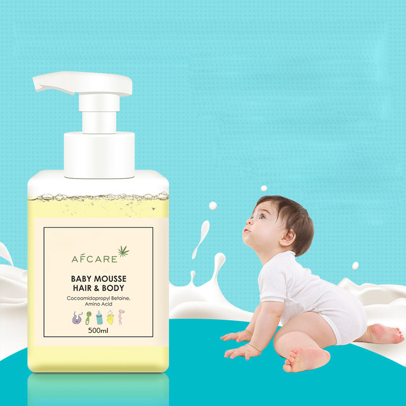 Vegetarian Natural Baby Shampoo for Kids' Hair Care in a 260ml Size,