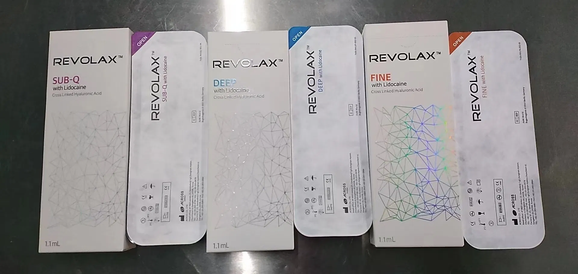 Korea Original Revlax Deep Sub-Q Filler Hyaluronic Acid for Wrinkle Removal Skin Rejuvenation Skin Whitening and Hydration Dermal Filler