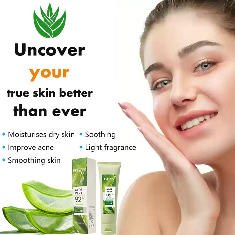 Private Label Facial Care Younger Cleanser for Acne-Prone Skin Repairs Dry Skin Improves Acne Scars Aloe Vera Soothing Gel