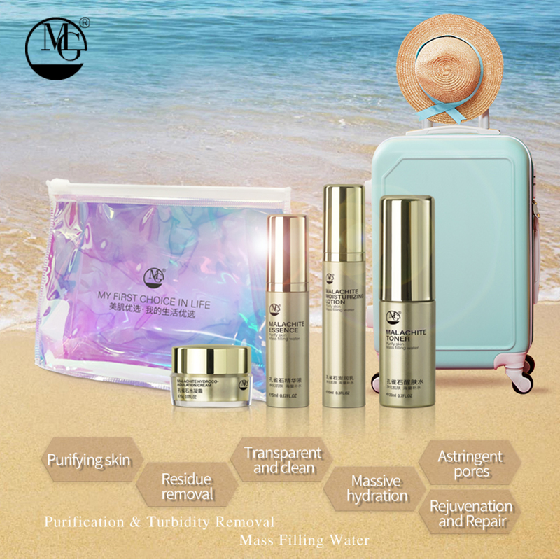 Malachite Infused Hydro-Gel Lotion for Soothing Daily Skin Care