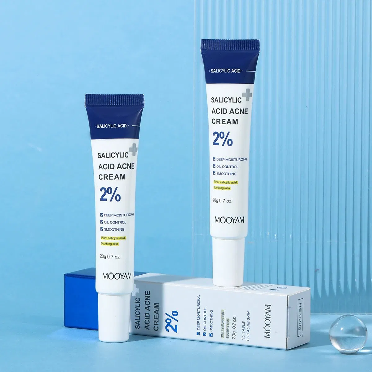 Salicylic Acid Cream Facial Skin Repair Lightening Hyaluronic Acid Acne Removal Cream Skin Care Face Cream