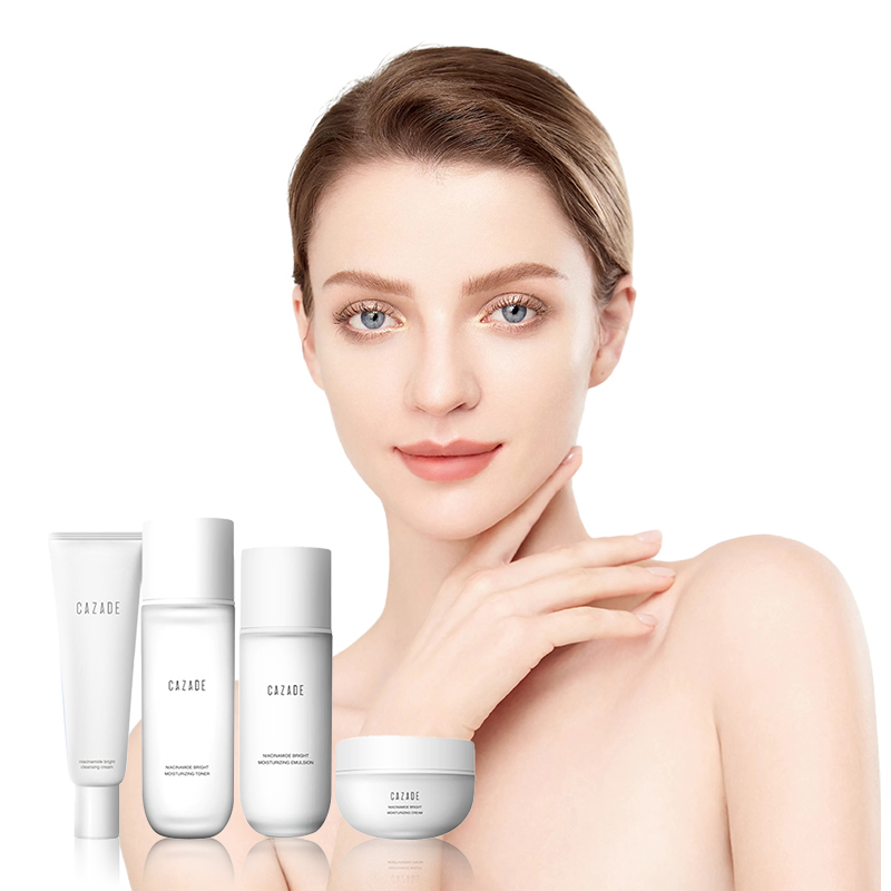 Private Label Cosmetic Skin Care Set Texture Soothe and Repair Whitening Face Lotion &amp; Toner for Hydration