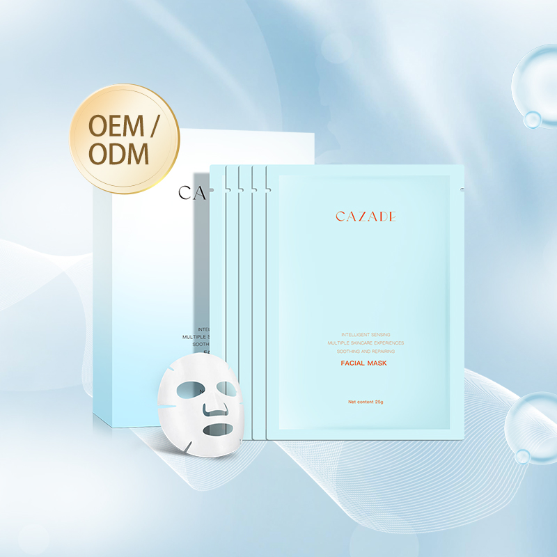 OEM/ODM Deep Hydrating Facial Mask for Dry Skin Brightening &amp; Skin Tone Evenness Moisturizing Masks for Soft Smooth Skin Care