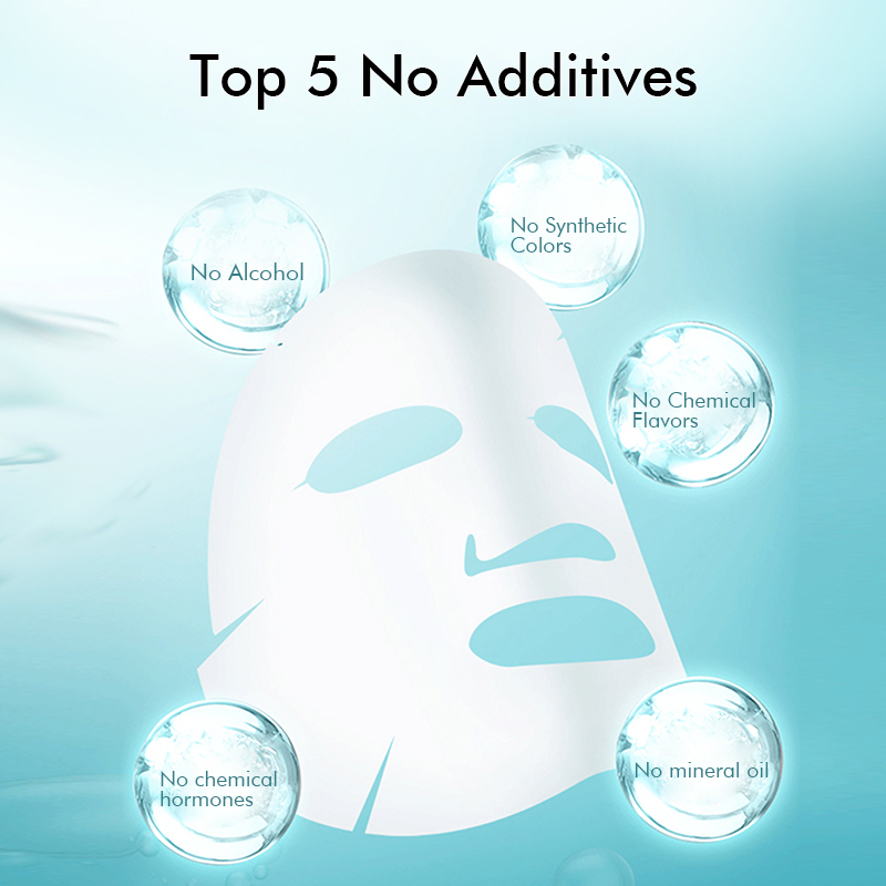 Private Label Brightening &amp; Soothing Enhances Skin Tone Repairs Sensitive Skin Facial Sheet Mask Skin Care